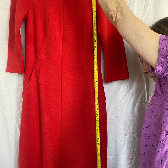 Boden Hannah Jersey Dress UK6R / US 2R Red - Picture 5 of 7